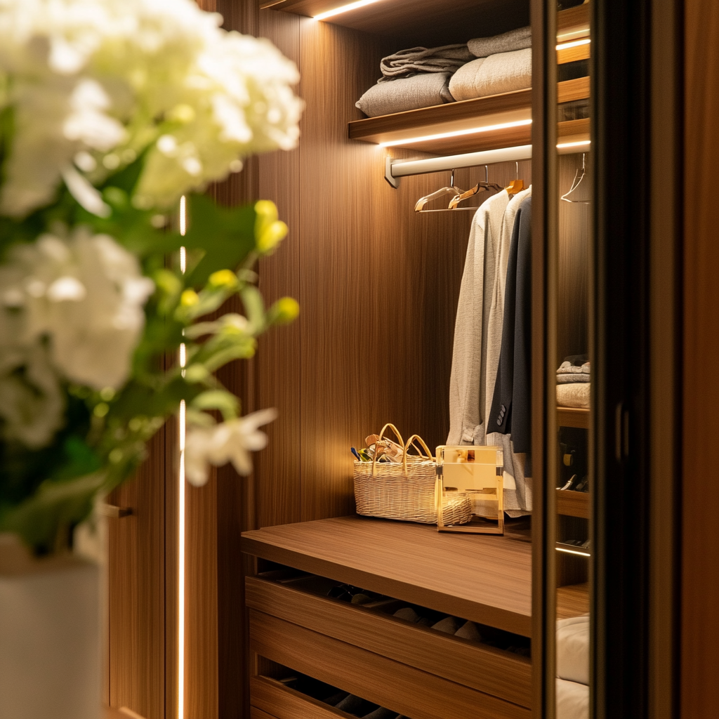 Walk-In Closet and Dressing Room. Concept Design by Safiya Yahaya Studio